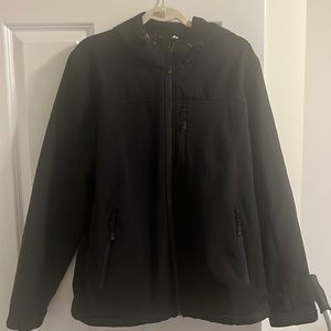 Mens ZeroXposur Hooded Polyester Coat